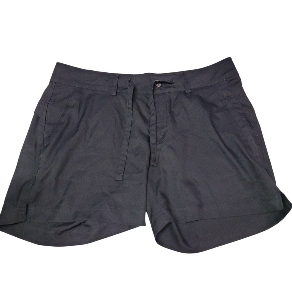 Magellan Womens‎ Black Outdoor Shorts Size M Zip Pockets Cargo Hiking